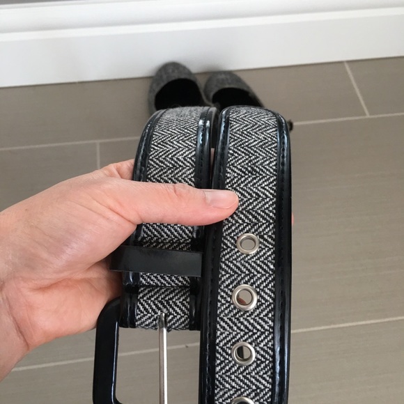 Steve Madden shoes & Herringbone Belt - Picture 6 of 8